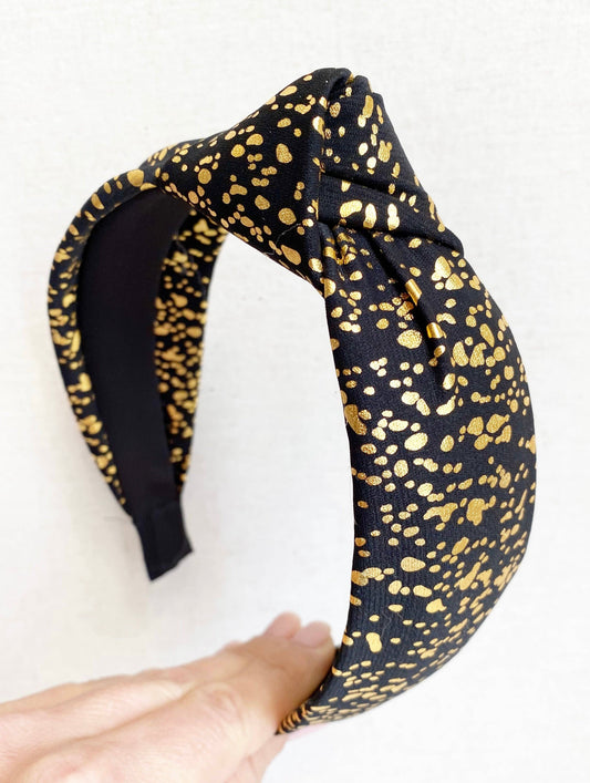 Black & Gold Headband