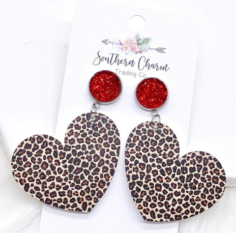 Heart Dangle Earrings
