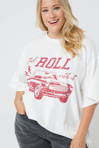 Just Roll With It Tee (Plus Size)