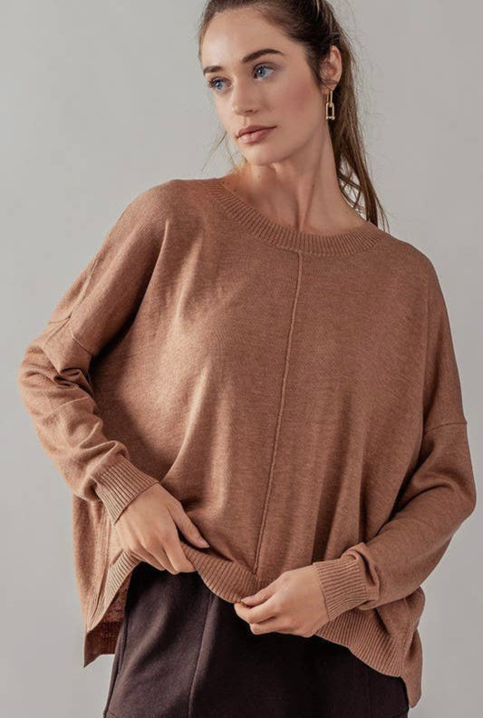 Exposed Seam Sweater