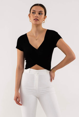 Crossover Crop Top
