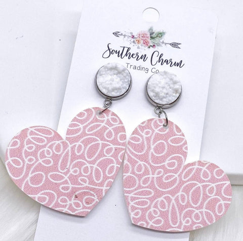 Heart Dangle Earrings