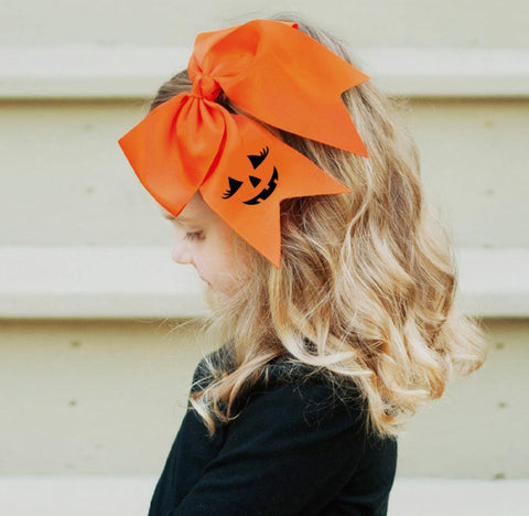 Jack-O-Lantern Bow