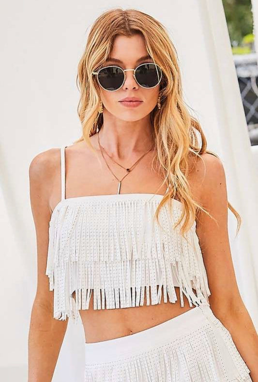 Fringe Crop Top