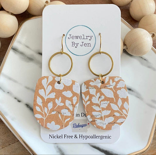 Vintage Garden Dangle Earrings