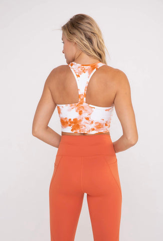 Floral Racerback Sports Bra