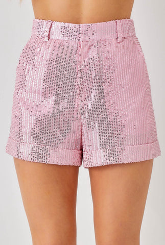 Sequin Shorts