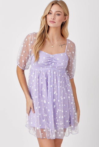 Lavender Lace Dress