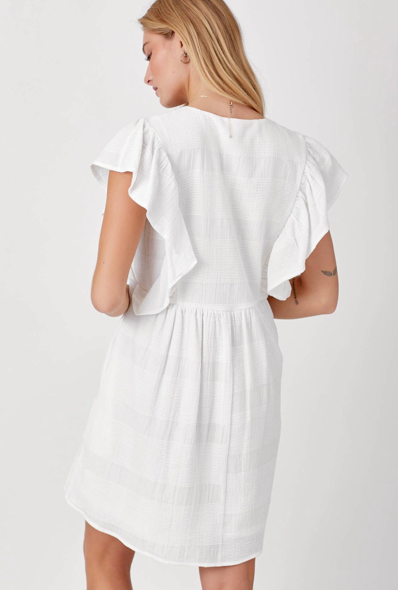 Flutter Sleeve Dress