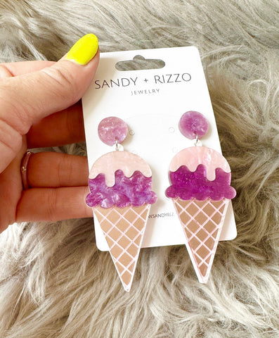 Ice Cream Dangle Earrings